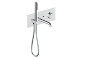 Vogt Mond Wall Mount Tub Filler - Moon Handle (M1) / Chrome