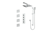 Vogt Niveau 3/4" High-Flow TH Shower Kit with Body Jets - Chrome