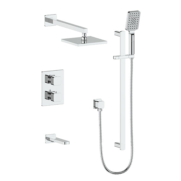 Vogt Niveau 3-Way TH Shower Kit - Chrome