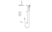 Vogt Niveau 3-Way TH Shower Kit with 6" Ceiling Arm - Chrome