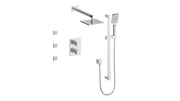 Vogt Niveau 3-Way TH Shower Kit with Body Jets - Chrome