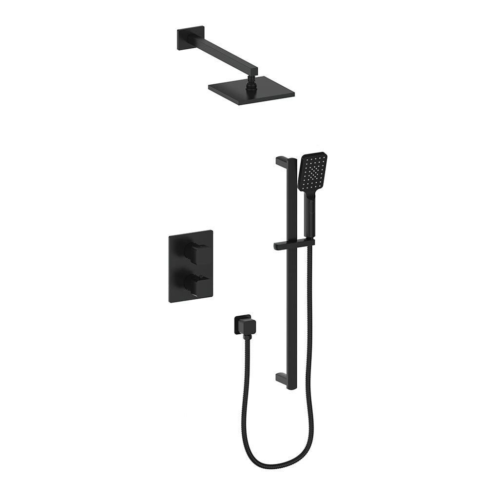 Vogt Niveau Trim for 2-Way TH Shower Kit - Matte Black