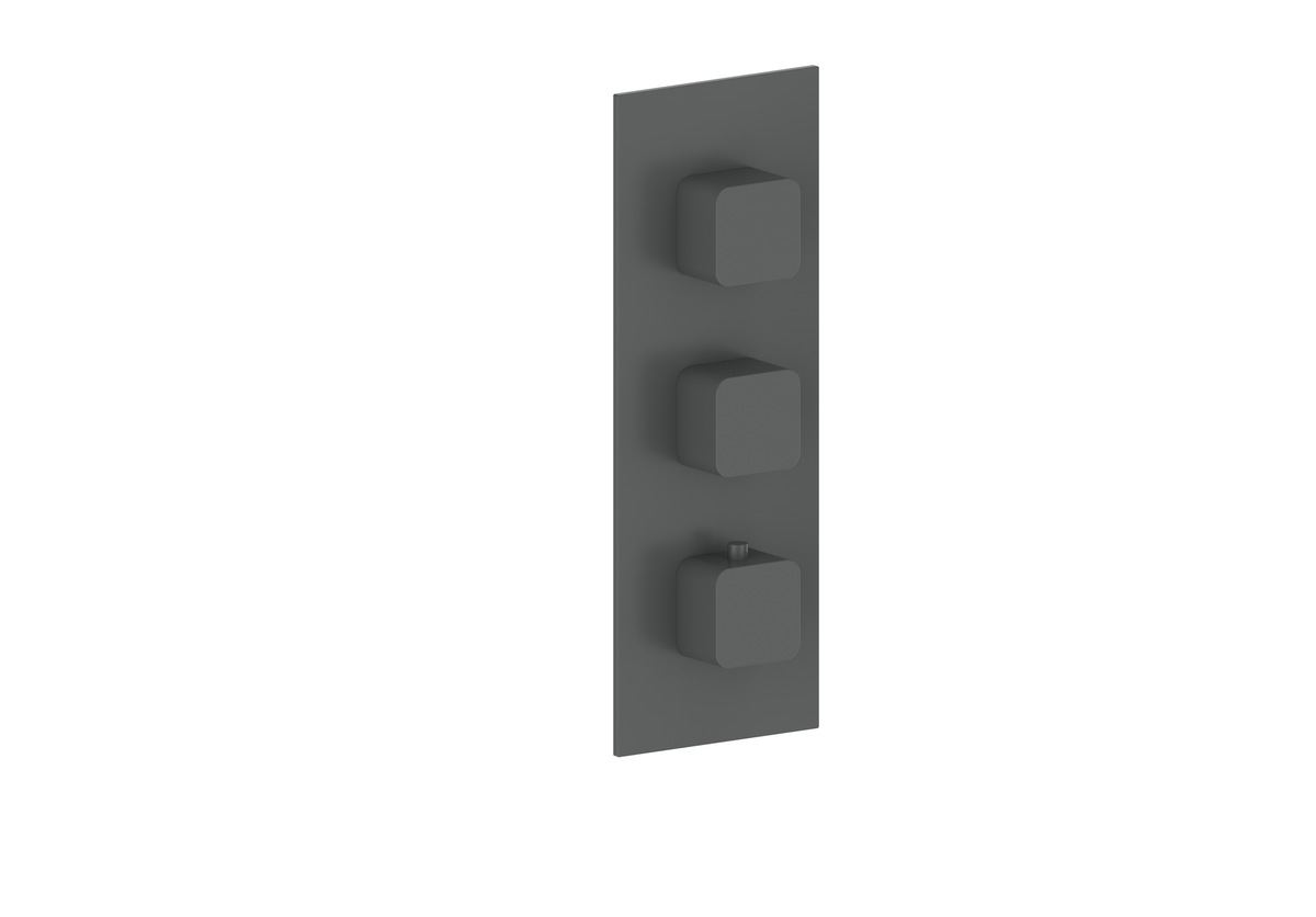 Vogt Niveau Trim for 3/4" High-Flow TH Valve with 2 Stops - Matte Black