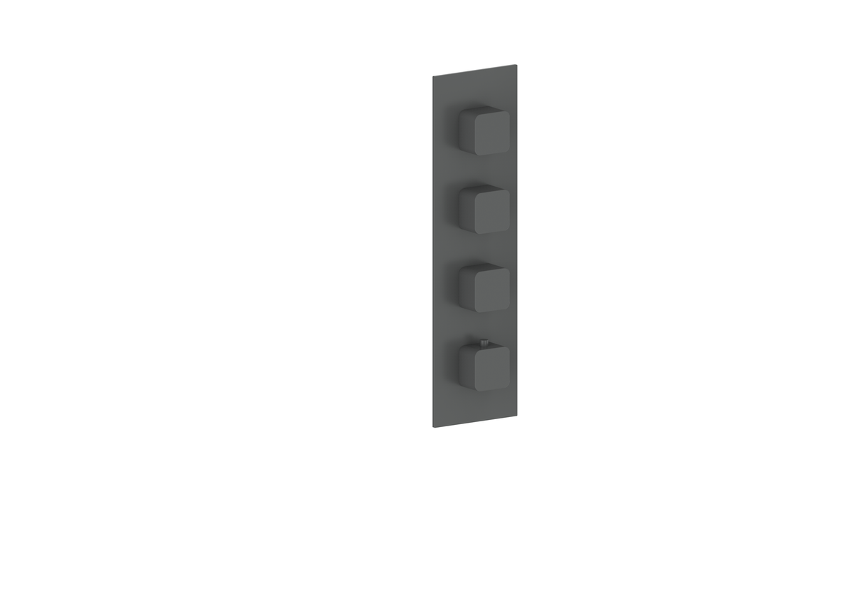 Vogt Niveau Trim for 3/4" High-Flow TH Valve with 3 Stops - Matte Black
