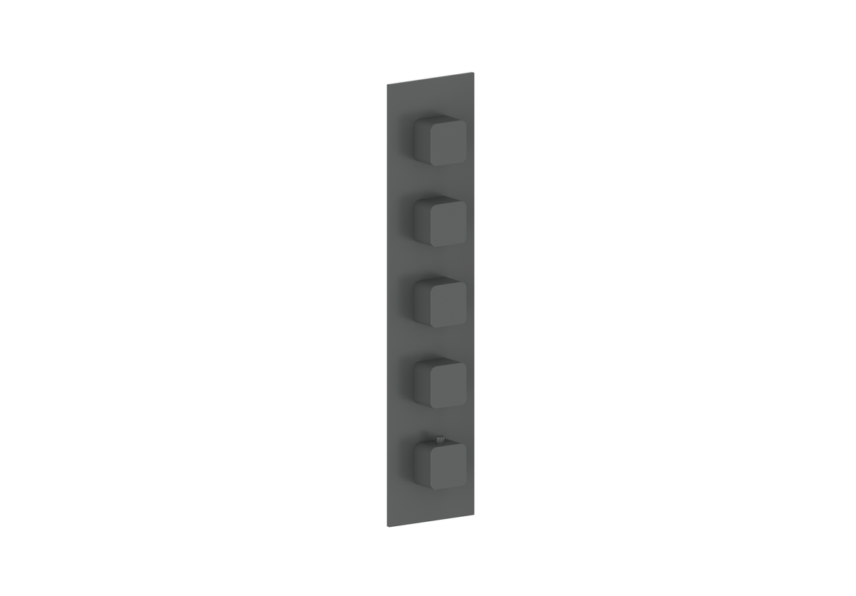 Vogt Niveau Trim for 3/4" High-Flow TH Valve with 4 Stops - Matte Black