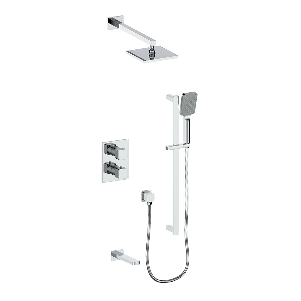 Vogt Niveau Trim for 3-Way TH Shower Kit - Chrome