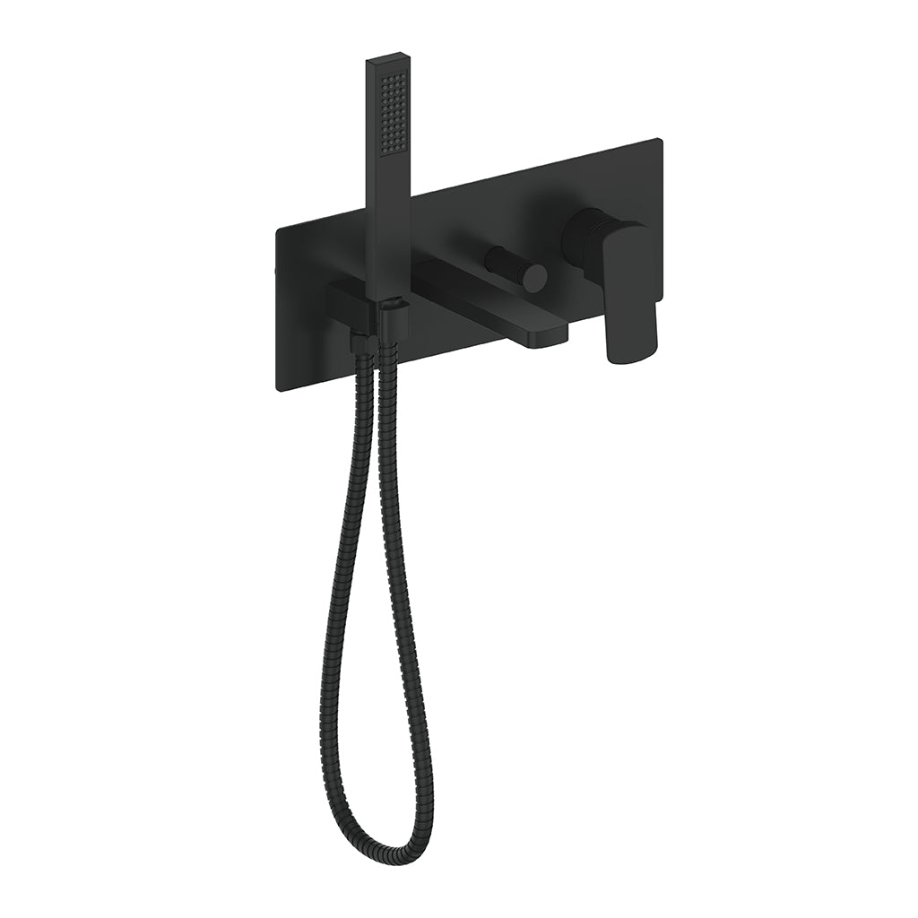 Vogt Niveau Wall Mount Tub Filler - Matte Black