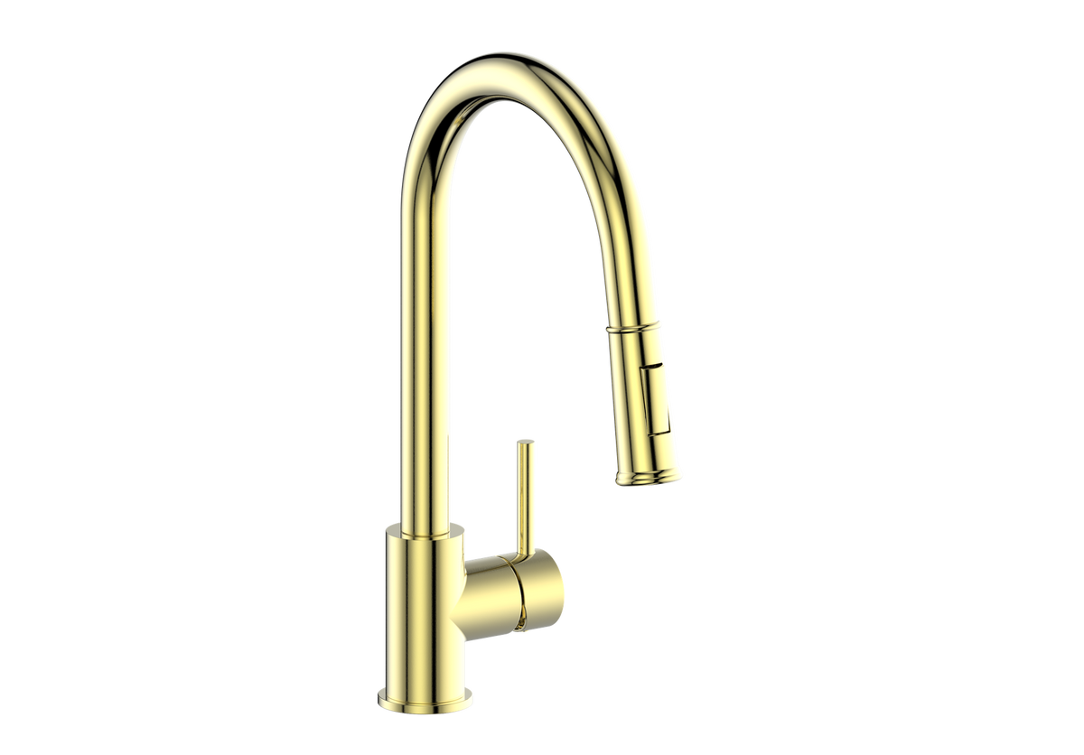 Vogt Traun D Kitchen Faucet - Brushed Gold