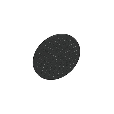 Vogt 12" Round Brass Shower Head - Matte Black