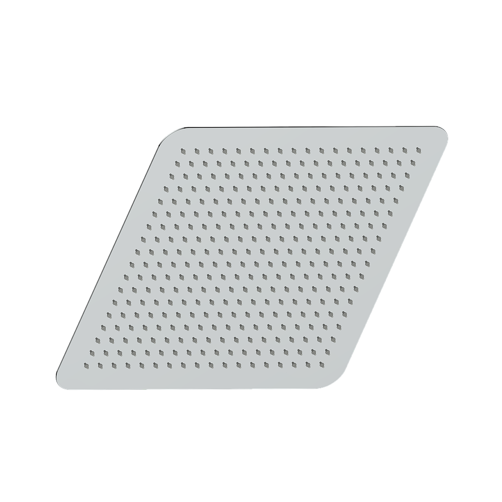 Vogt 12" Square Stainless Steel Shower Head - Chrome