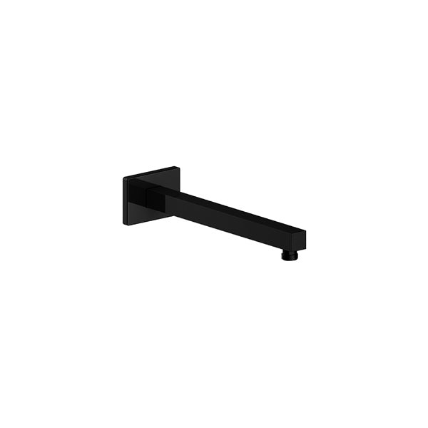 Vogt 12" Square Wall Mount Shower Arm - Matte Black