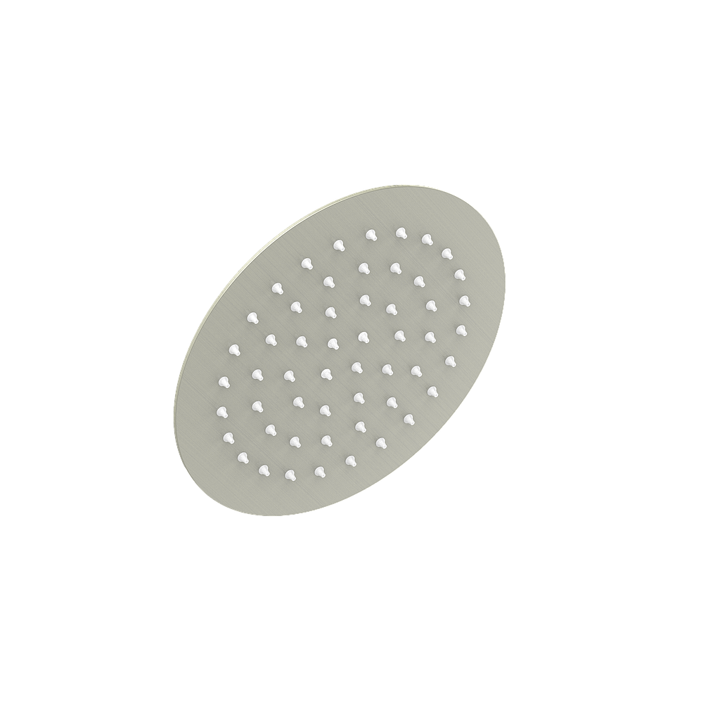 Vogt 8" Round Stainless Steel Shower Head - Brushed Nickel