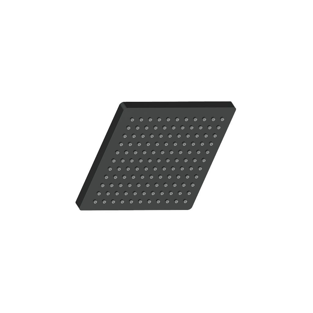 Vogt 8" Square Shower Head - Matte Black
