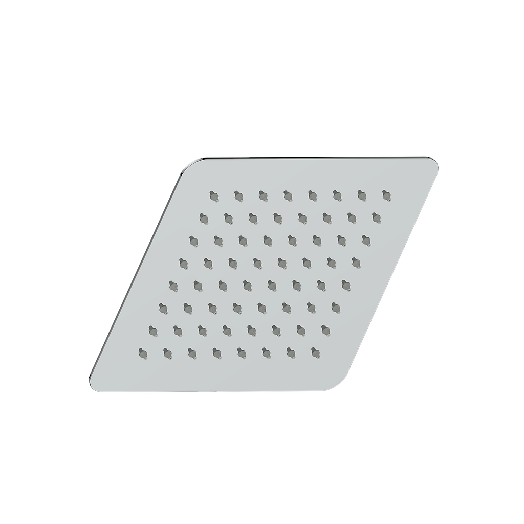 Vogt 8" Square Stainless Steel Shower Head - Chrome