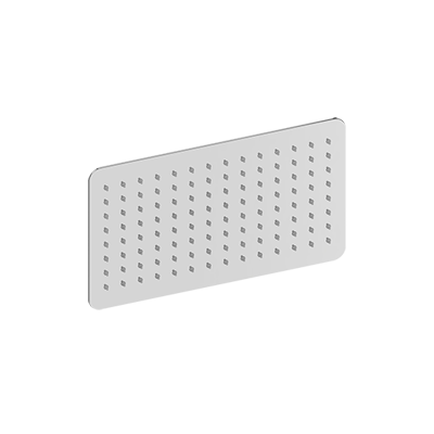 Vogt 8" X 12" Rectangular Stainless Steel Shower Head - Chrome