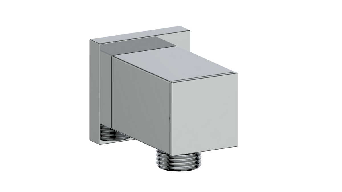 Vogt Adjustable Square Elbow Connector - Chrome