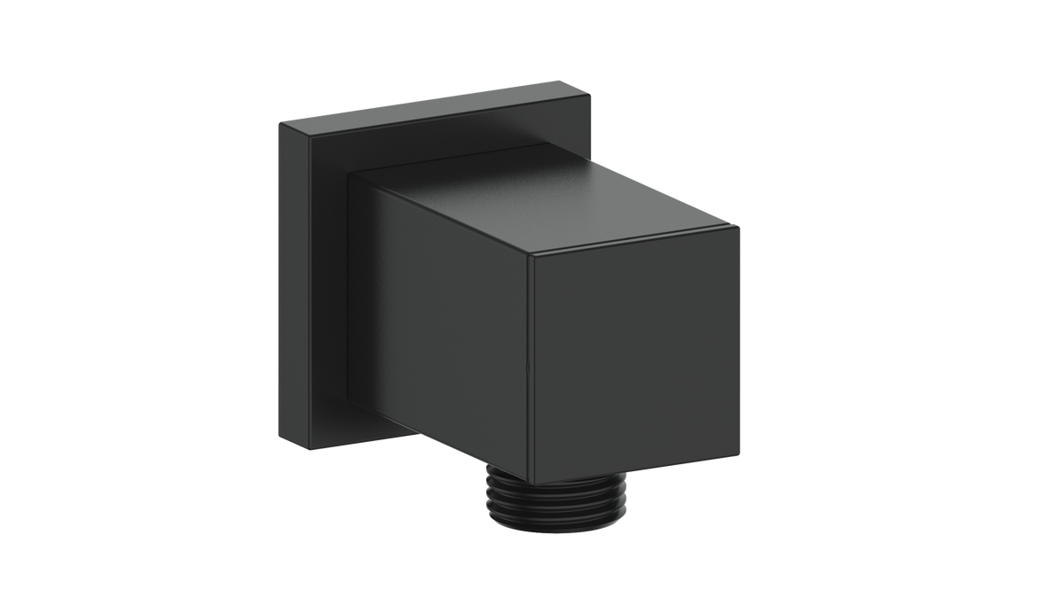 Vogt Adjustable Square Elbow Connector - Matte Black
