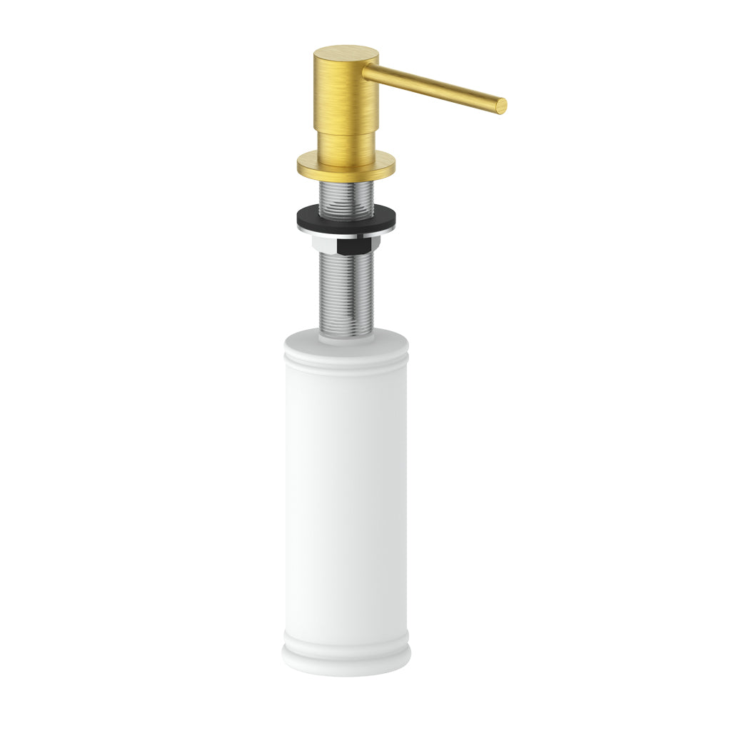 Vogt Modern Soap Dispenser - Brushed Gold