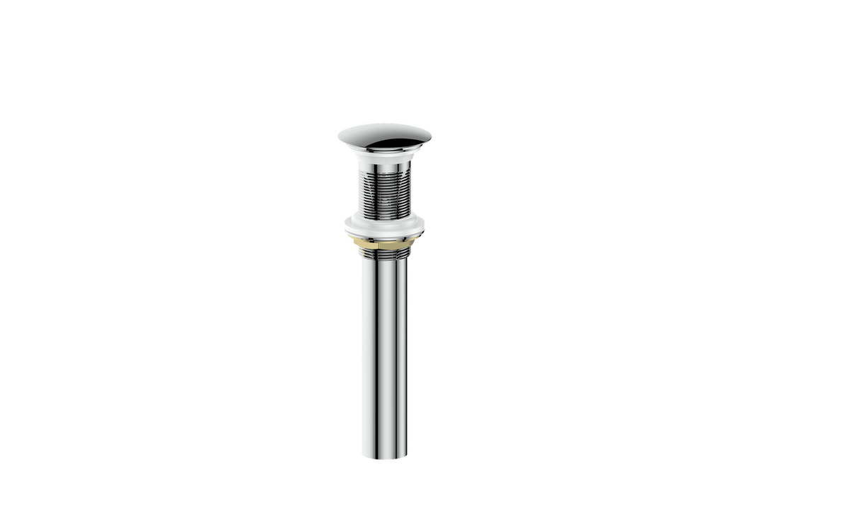 Vogt Mushroom Pop-up Drain Without Overflow - Chrome