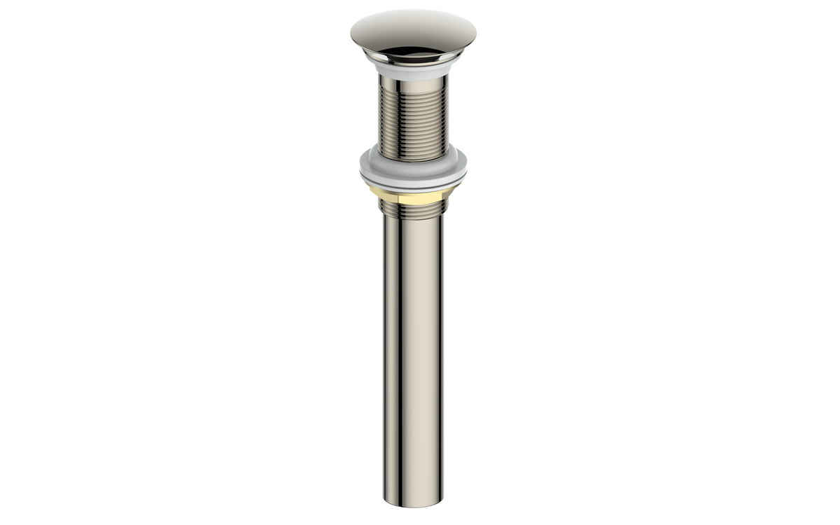 Vogt Mushroom Pop-up Drain Without Overflow - Polished Nickel