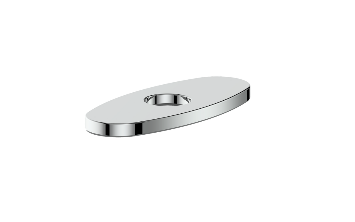 Vogt Oval Cover Plate for Lavatory Faucet - Chrome