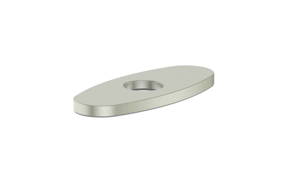 Vogt Oval Cover Plate for Lavatory Faucet - Brushed Nickel