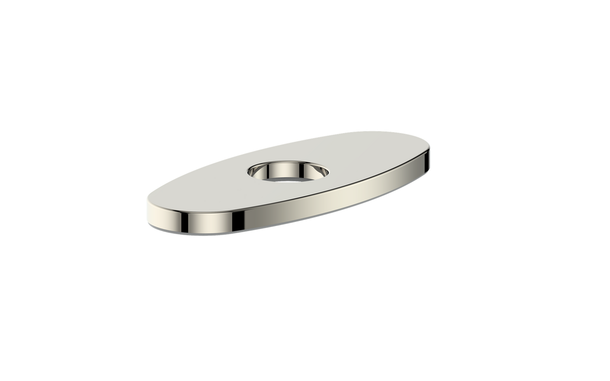 Vogt Oval Cover Plate for Lavatory Faucet - Polished Nickel