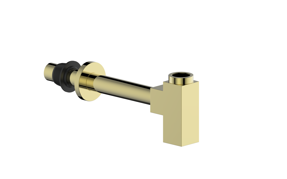 Vogt P-trap Square - Brushed Gold