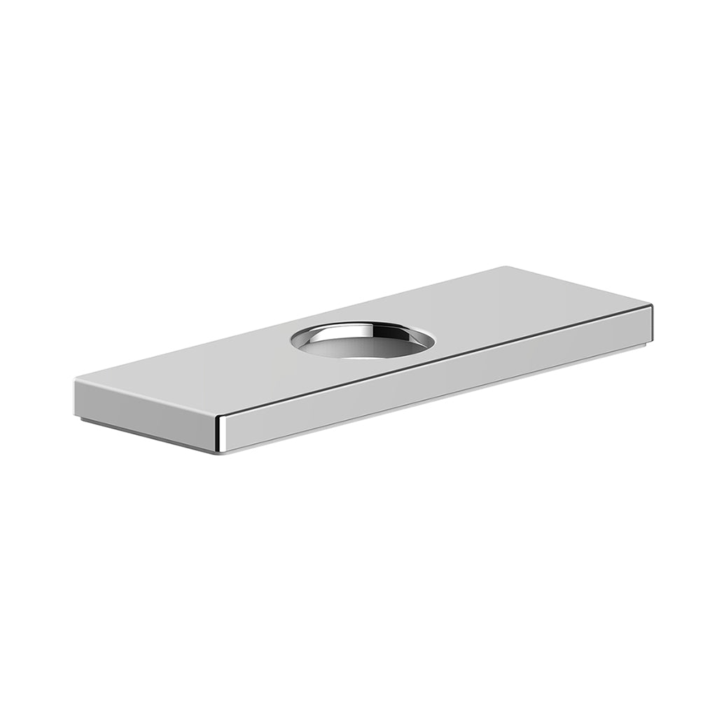 Vogt Rectangular Cover Plate for Lavatory Faucet - Chrome