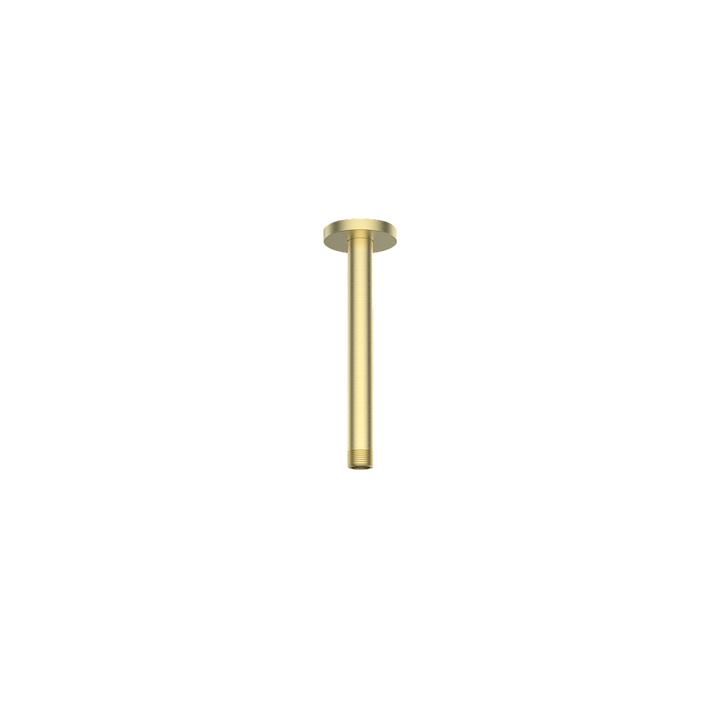 Vogt Round 8" Ceiling Mount Shower Arm - Brushed Gold