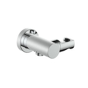 Vogt Round Elbow Connector with Handheld Holder - Chrome