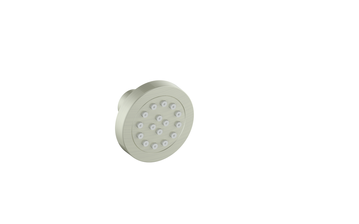 Vogt Round Exposed Body Jet - Brushed Nickel