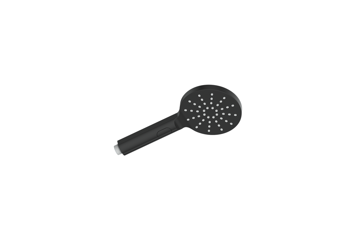 Vogt Round Hand Shower with 4 Functions - Matte Black