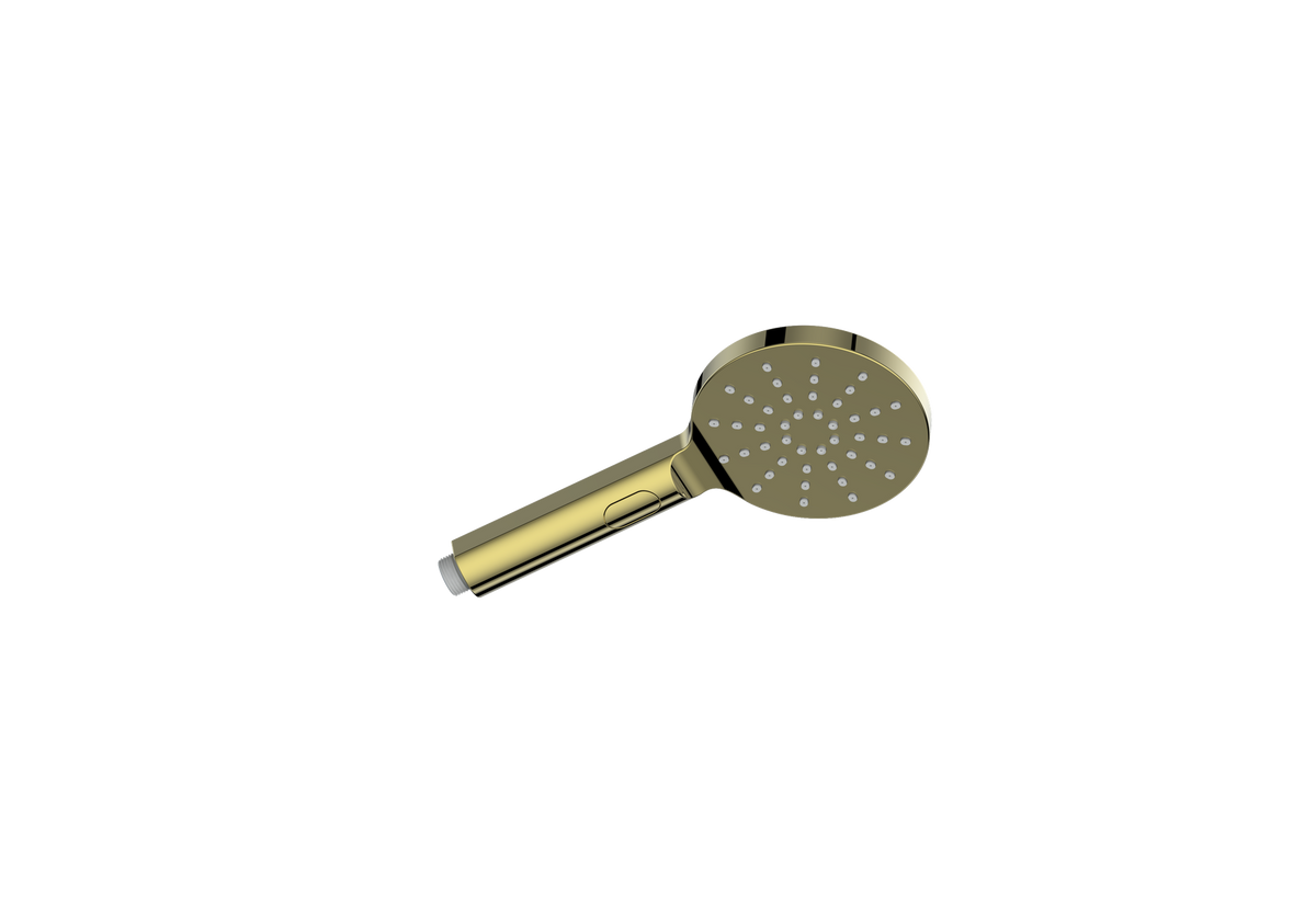 Vogt Round Hand Shower with 4 Functions - Brushed Gold