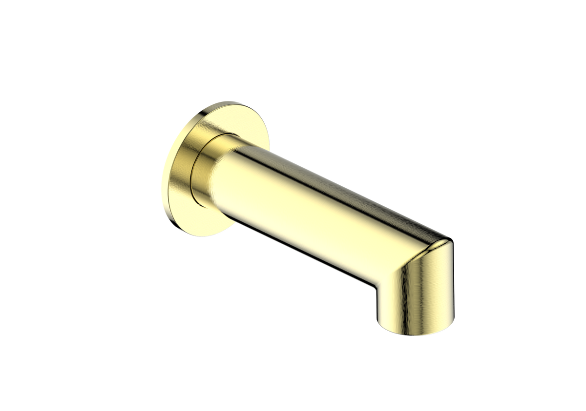 Vogt Round Slip-on Tub Spout - Brushed Gold
