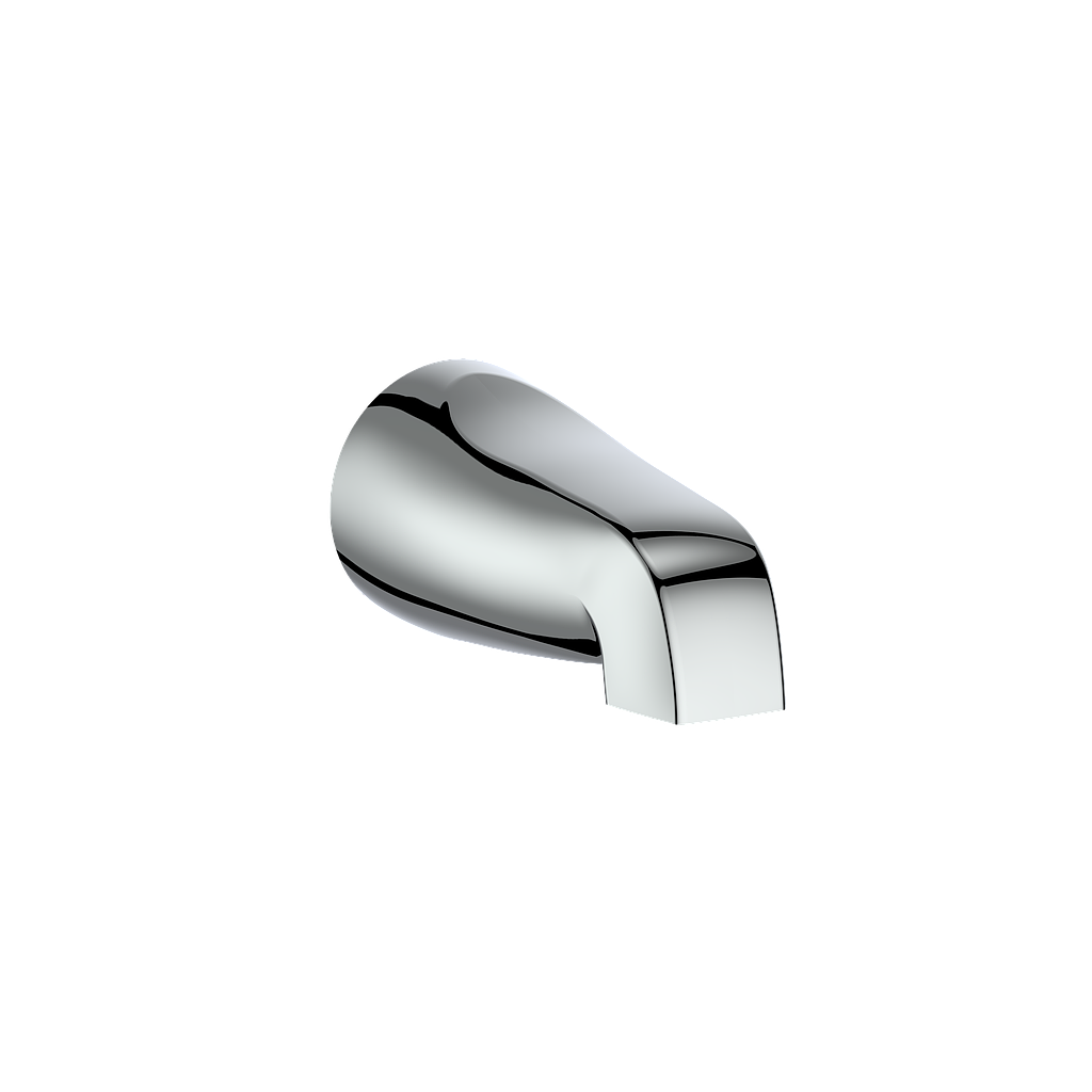Vogt Round Slip-on Tub Spout - Chrome