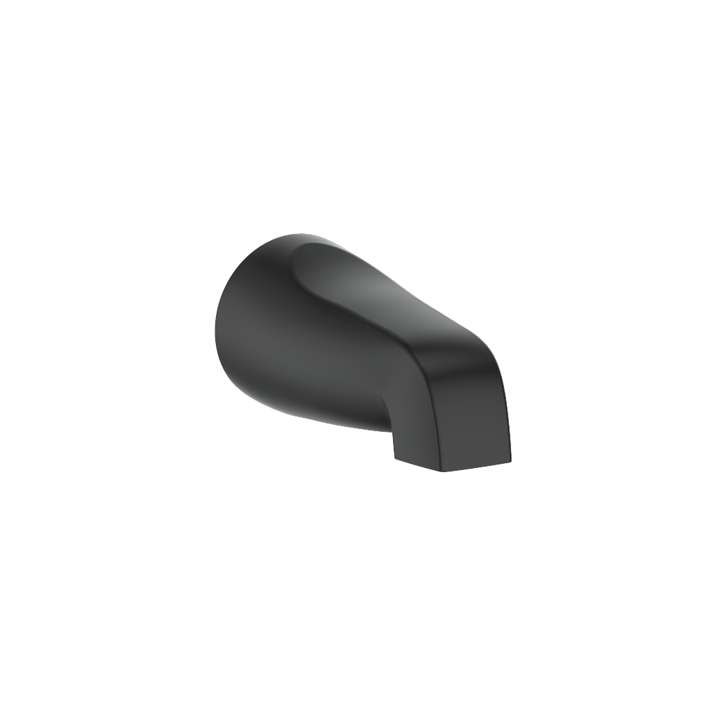 Vogt Round Slip-on Tub Spout - Matte Black
