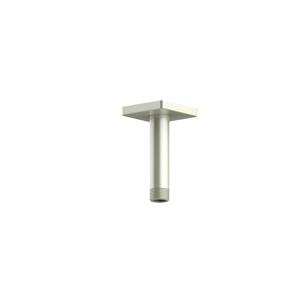 Vogt Square 4" Ceiling Mount Shower Arm - Brushed Nickel