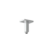 Vogt Square 4" Ceiling Mount Shower Arm with Square Tube - Chrome