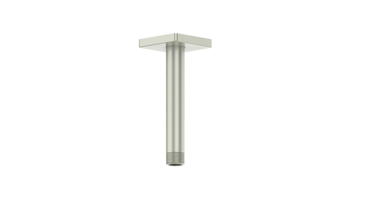 Vogt Square 6" Ceiling Mount Shower Arm - Brushed Nickel