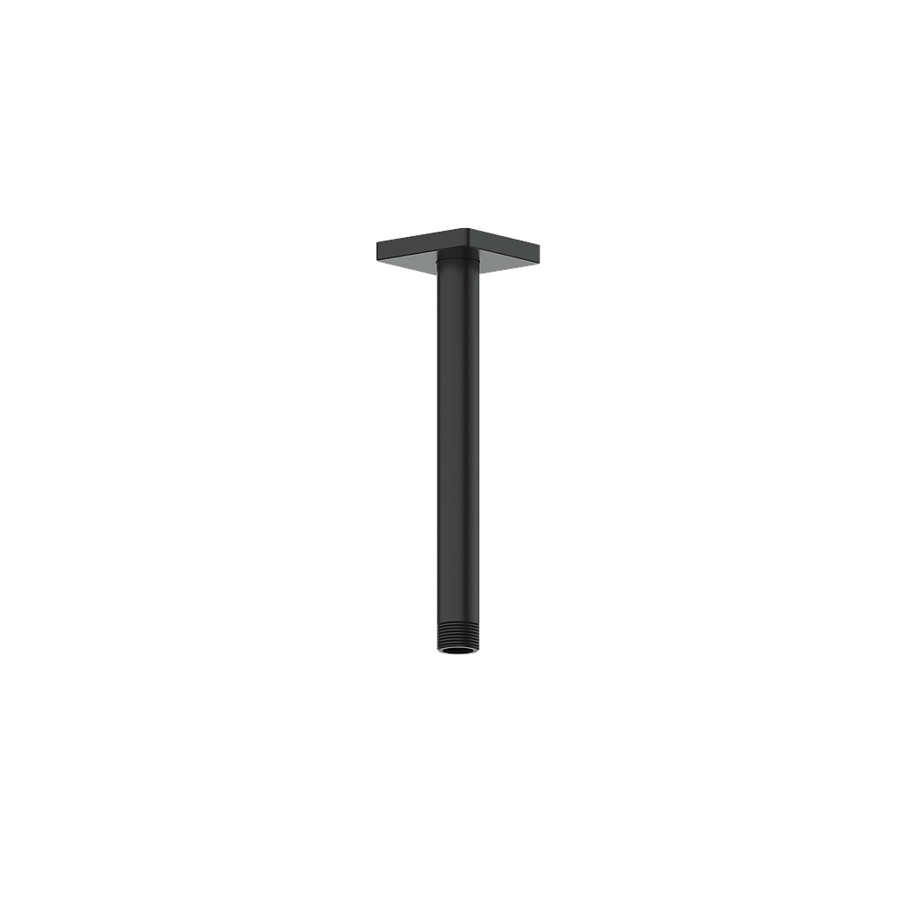 Vogt Square 8" Ceiling Mount Shower Arm - Matte Black