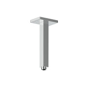 Vogt Square 8" Ceiling Mount Shower Arm with Square Tube - Chrome