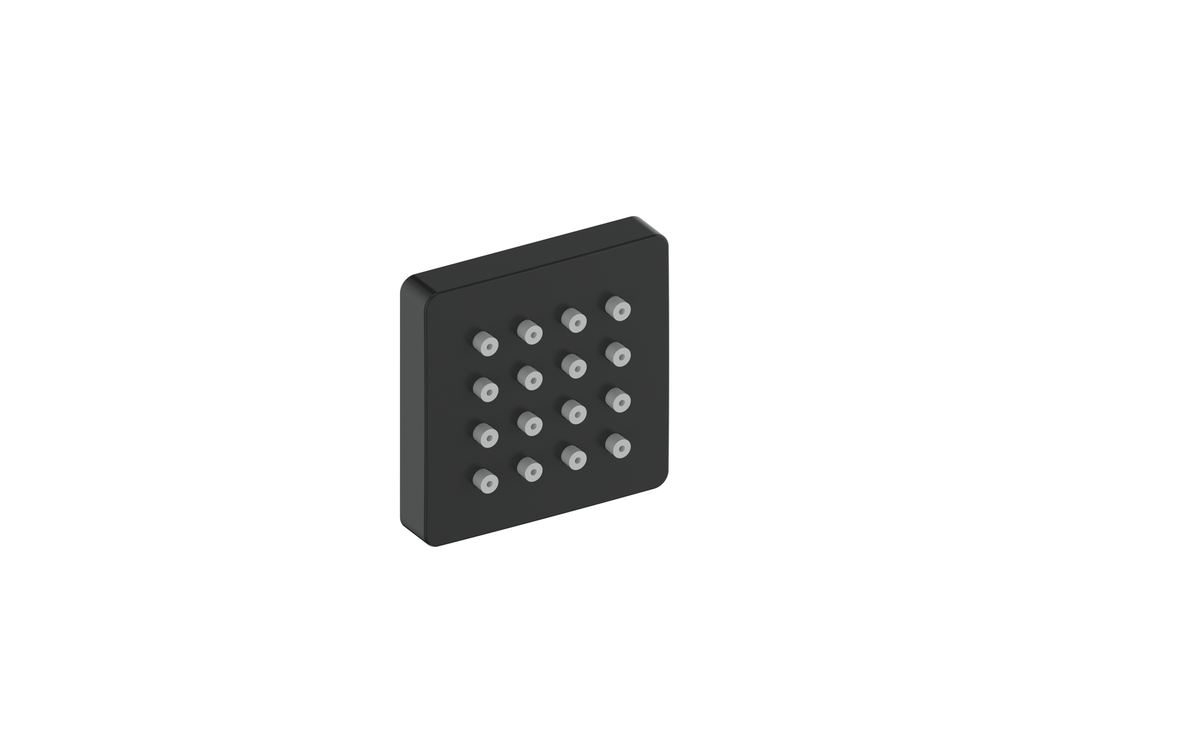 Vogt Square Exposed Body Jet - Matte Black