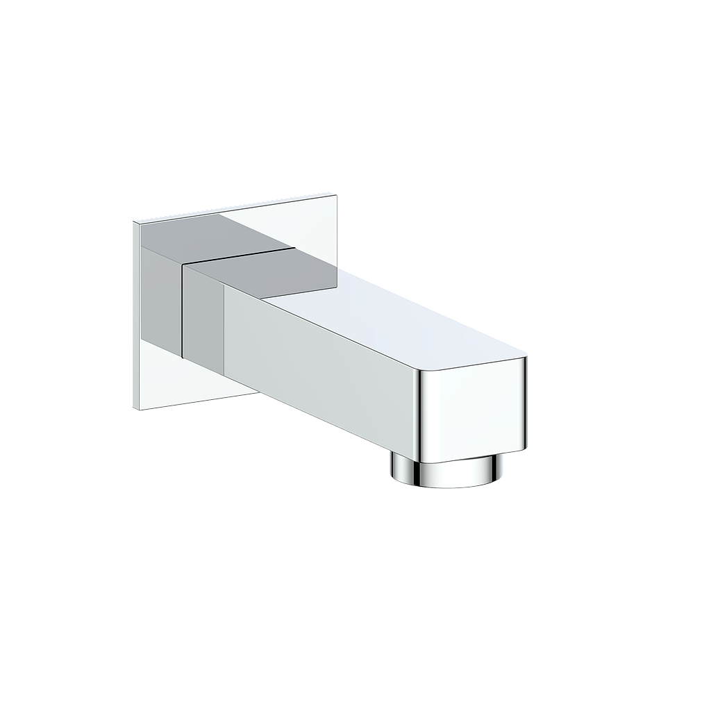 Vogt Square Slip-on Tub Spout - Chrome