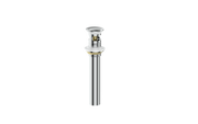 Vogt Standard Pop-up Drain with Overflow - Chrome