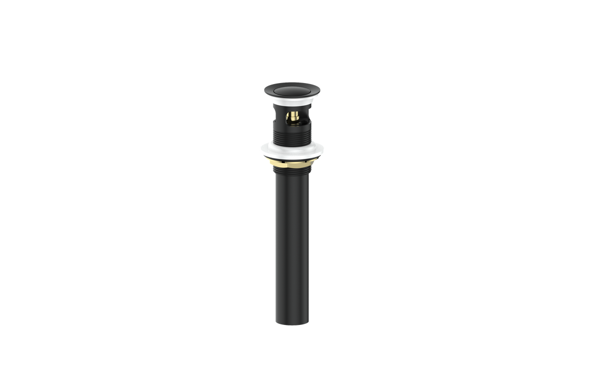 Vogt Standard Pop-up Drain with Overflow - Matte Black