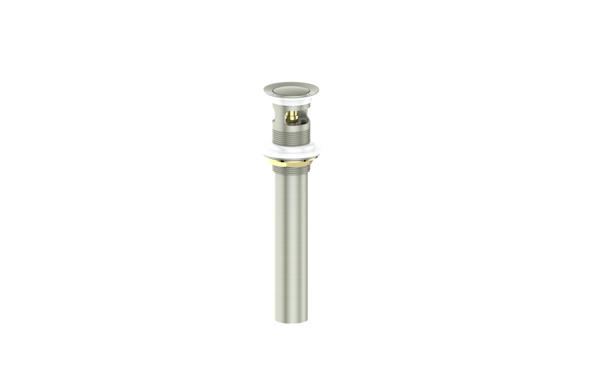 Vogt Standard Pop-up Drain with Overflow - Brushed Nickel