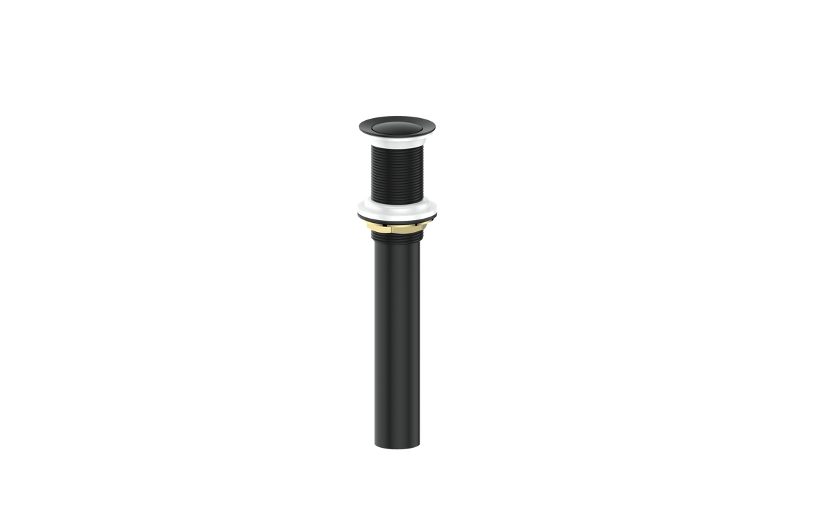Vogt Standard Pop-up Drain Without Overflow - Matte Black