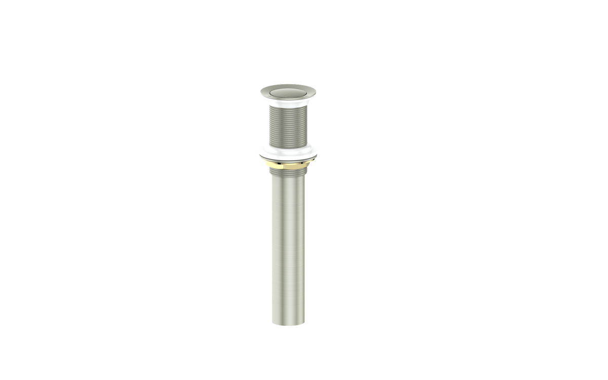 Vogt Standard Pop-up Drain Without Overflow - Brushed Nickel