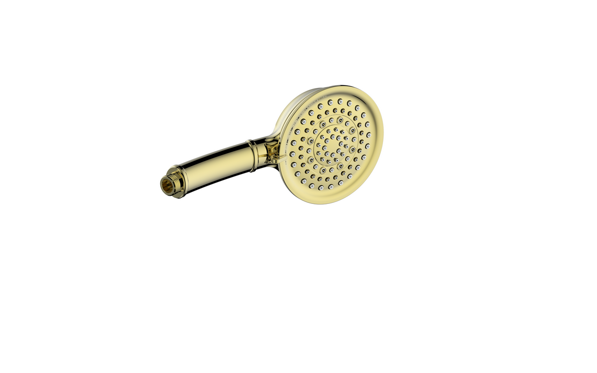 Vogt Traditional Hand Shower with 4 Functions - Brushed Gold